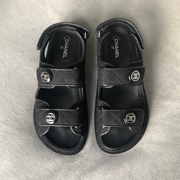CHANEL Shoes - Chanel Dad Sandals Size 37